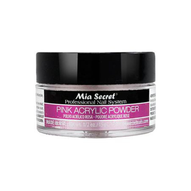 Imagen de Polvo Acrilico Rosado Mia Secret  15 grs / Uñas Esculpidas