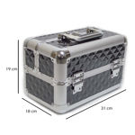 Imagen de Maletin Negro Chico Beauty Style 19x18x 31