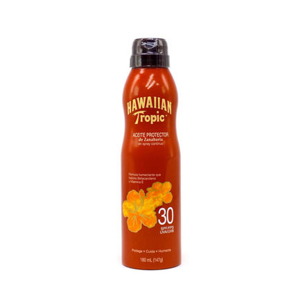 Imagen de Aceite Protector de Zanahoria Hawaiian Tropic Fps 30 180 ml
