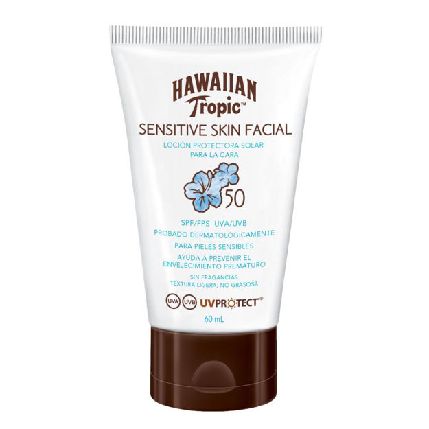 Imagen de Loción Protectora Facial Hawaiian Tropic Fps 50 60 ml