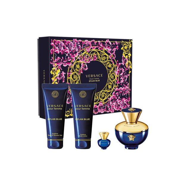 Imagen de Set Versace Dylan Blue Pour Femme Edp + Lotion + Shower Gel