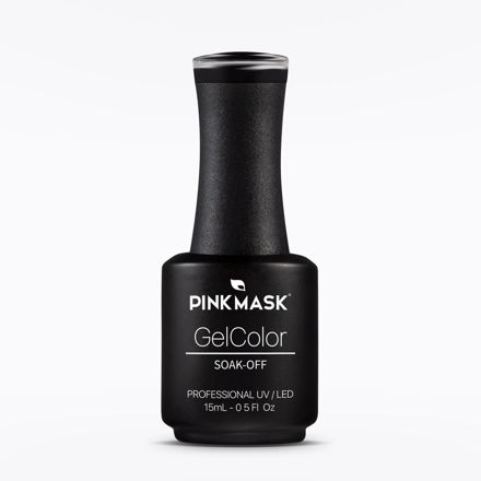 Imagen de Esmalte Semipermanente Pink Mask Gel Color Back in Black