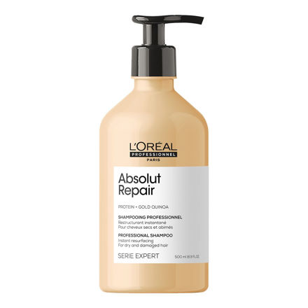 Imagen de Shampoo Reparador Absolut Repair Gold Loreal Pro 500 ml