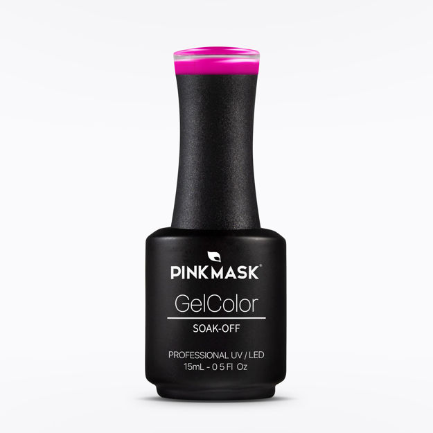 Imagen de Esmalte Semipermanente Pink Mask Gel Color Fancy Fucsia