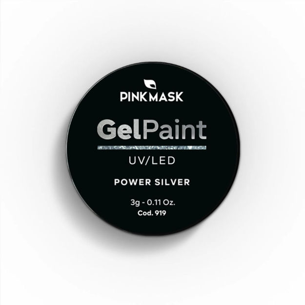 Imagen de Gel Paint Pink Mask Power Silver