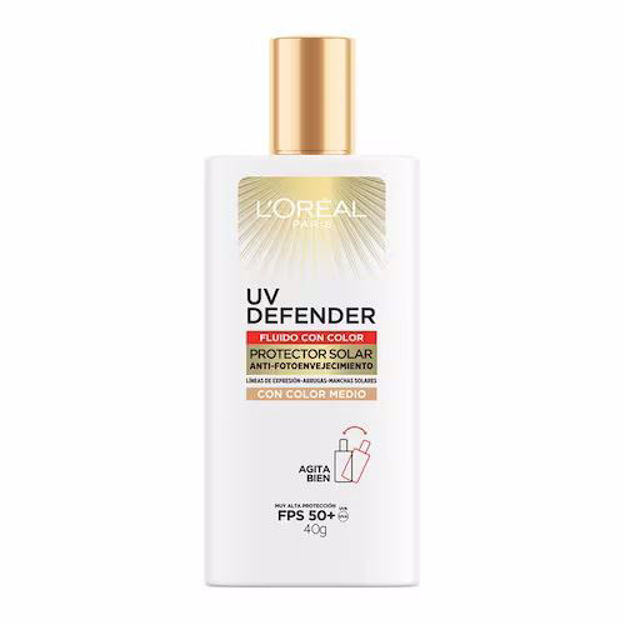 Imagen de Protector Solar Loreal UV Defender Tono Medio FPS50 40 g