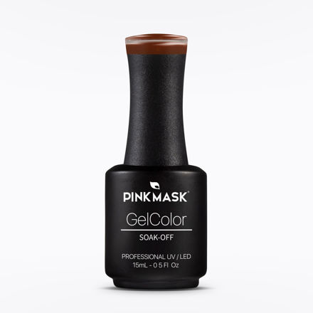 Imagen de Esmalte Semipermanente Pink Mask Gel Color Wood