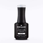 Imagen de Top Coat Glitter Pink Mask Gel Color