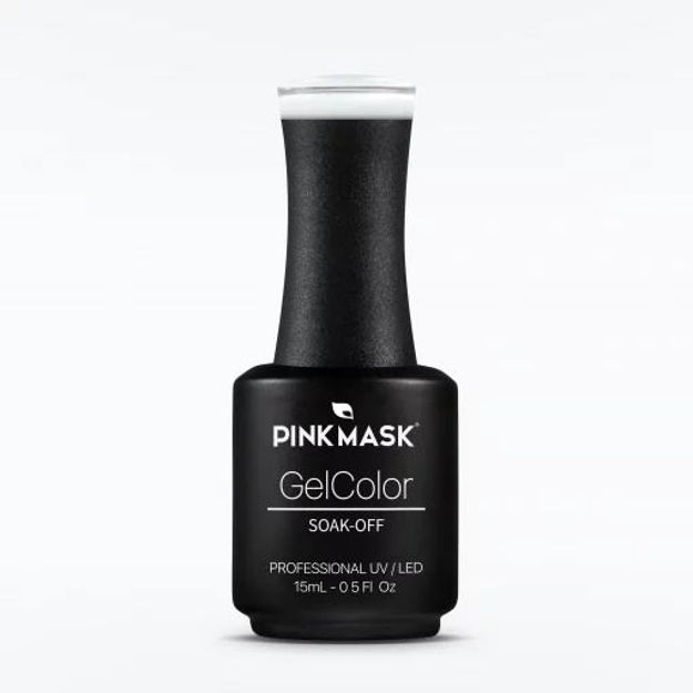 Imagen de Esmalte Semipermanente Pink Mask Gel Color Super White