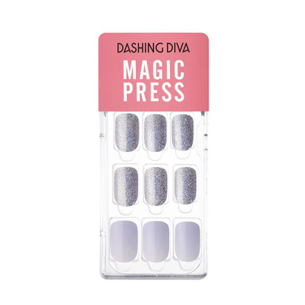 Imagen de Uñas en Gel Hortensia Dashing Diva Blue Sparkle Glitter