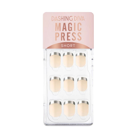 Imagen de Uñas en Gel Hortensia Dashing Diva Silver French