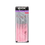 Imagen de Set Pinceles para Uñas x7 Evok 588