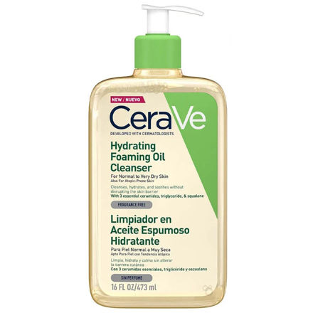 Imagen de Limpiador en Aceite Espumoso Hidratante Cerave 473 ml