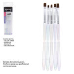 Imagen de Set de Pinceles para Uñas Evok EV-NBS-2306