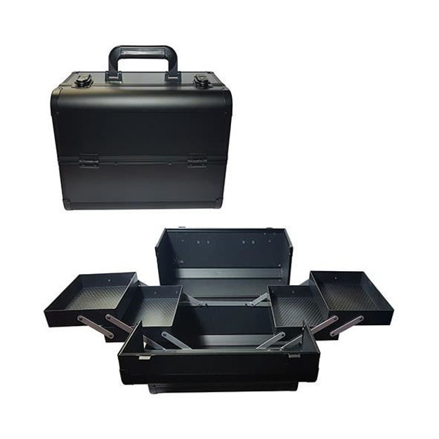 Imagen de Maletin Porta Cosmeticos Metalico Beauty Style