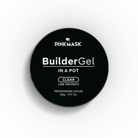 Imagen de Builder Gel in a Pot Pink Mask Clear 30 g