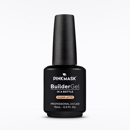 Imagen de Builder Gel in a Bottle Pink Mask Clear Latte