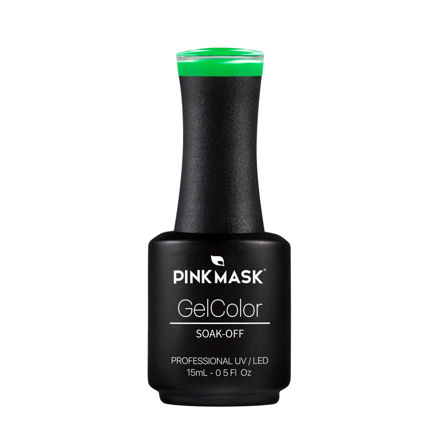 Imagen de Esmalte Semipermanente Pink Mask Gel Color Candy Lime