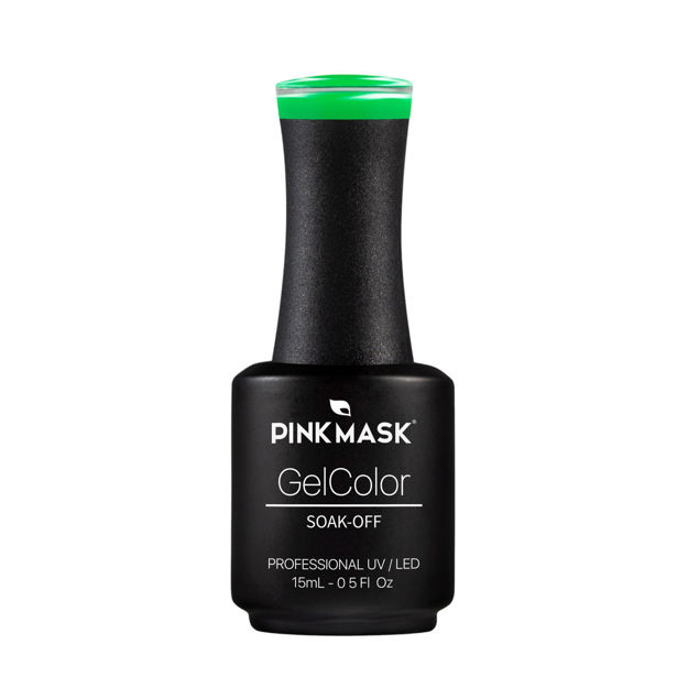 Imagen de Esmalte Semipermanente Pink Mask Gel Color Candy Lime
