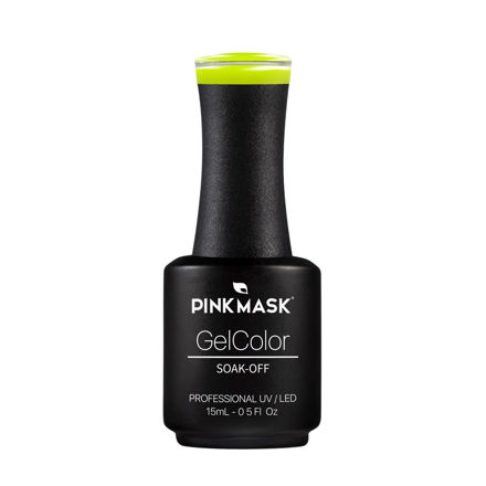 Imagen de Esmalte Semipermanente Pink Mask Gel Color Lemon Spark