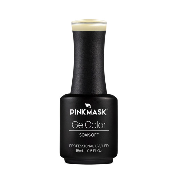 Imagen de Esmalte Semipermanente Pink Mask Gel Color Sweet Yellow