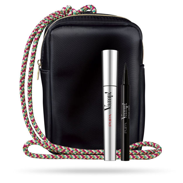 Imagen de Kit Pupa Vamp Mascara + Delineador + Bolso para Telefono