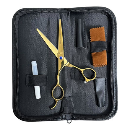 Imagen de Tijera Profesional para Zurdos Beauty Style 6  Dorada