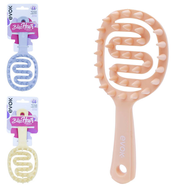 Imagen de Cepillo Masajeador de Cuero Cabelludo Evok HSB-02