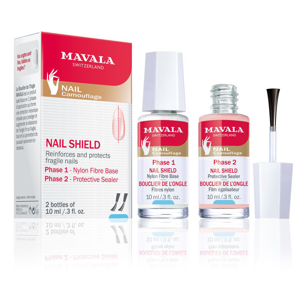 Imagen de Fortalecedor de Uñas Mvala Nail Shield 2 unidades 10 ml