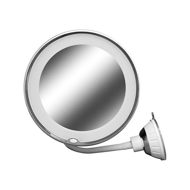 Imagen de Espejo Facial Redondo con Luz Led Beauty Style