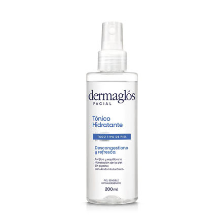 Imagen de Tonico Hidratante Descongestivo Dermaglos 200 ml