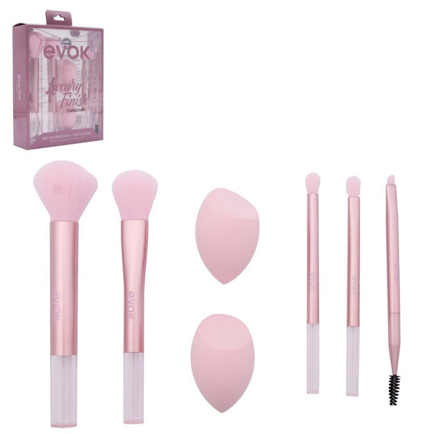 Imagen de Set de Brochas Evok Luxury Finish Collection 7 piezas
