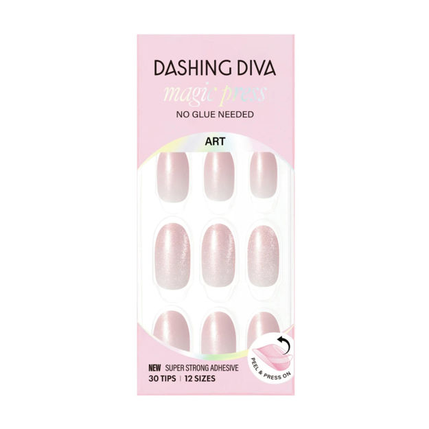 Imagen de Uñas en Gel Hortensia Dashing Diva Pearly Gold