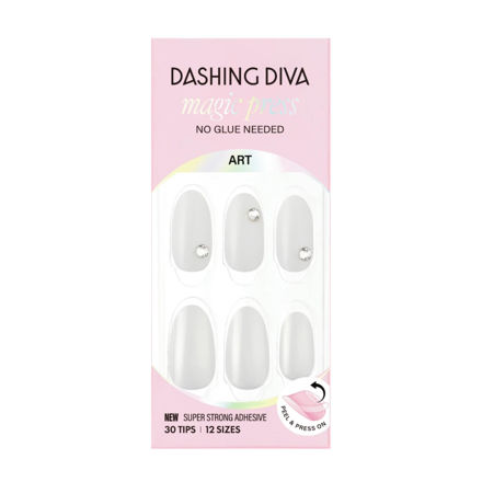 Imagen de Uñas en Gel Hortensia Dashing Diva Clear White