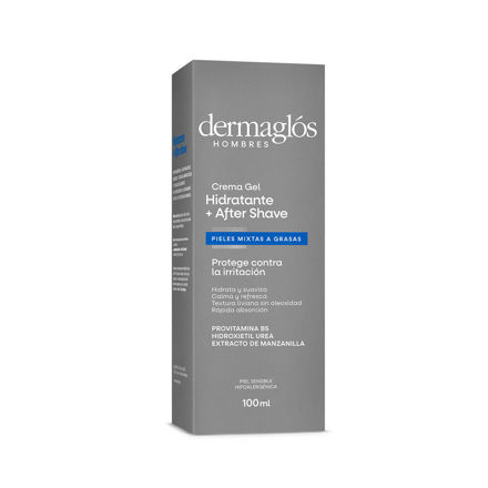 Imagen de Crema Gel Hidratante After Shave Dermaglos Hombres 100 g