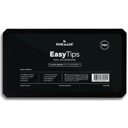 Imagen de Tips de Gel Pink Mask Easy Tips Stiletto Medium