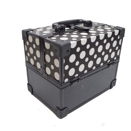 Imagen de Maletin con Reparticiones  Negro 25.5x17.5x20.5