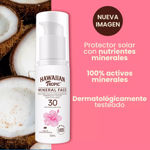 Imagen de Protector Solar Hawaiian Tropic Mineral Facial FPS30 50 ml