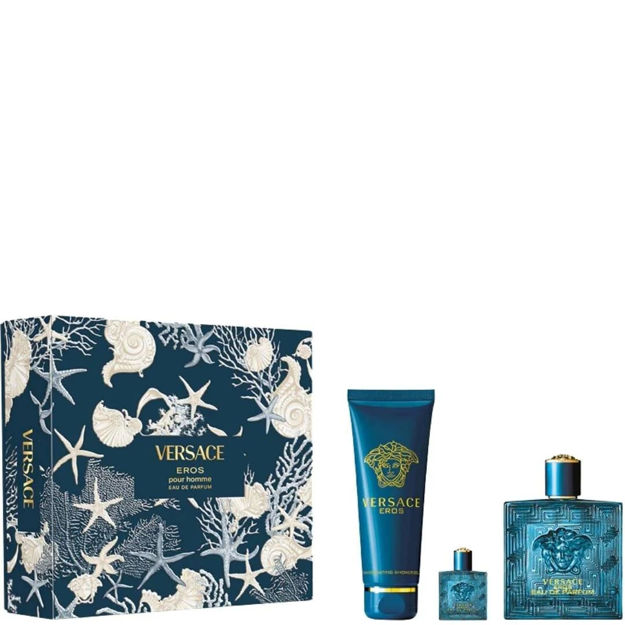 Imagen de Versace Eros Edt 100 ml + 5 ml + Gel de Ducha 150 ml