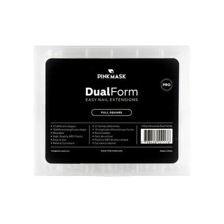 Imagen de Tips Dual System Pink Mask Dual Form Full Square