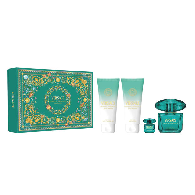 Imagen de Set Versace Crystal Emerald Edp + Shower Gel + Body Lotion