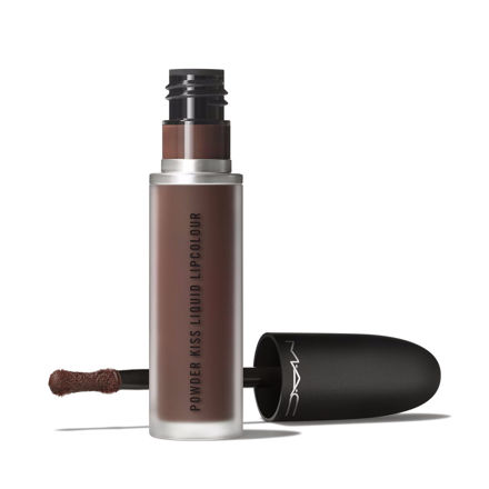 Imagen de Labial Liquido Mac Powder Kiss N°955 Chestnut